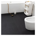 Bathroom Rug Mat，Floor Mat PVC Non-Slip Rubber Bath Mat 30x30cm Interlocking Rubber Floor Tiles, with Drainage Holes and Suction Cups for Bathroom Kitchen Gym