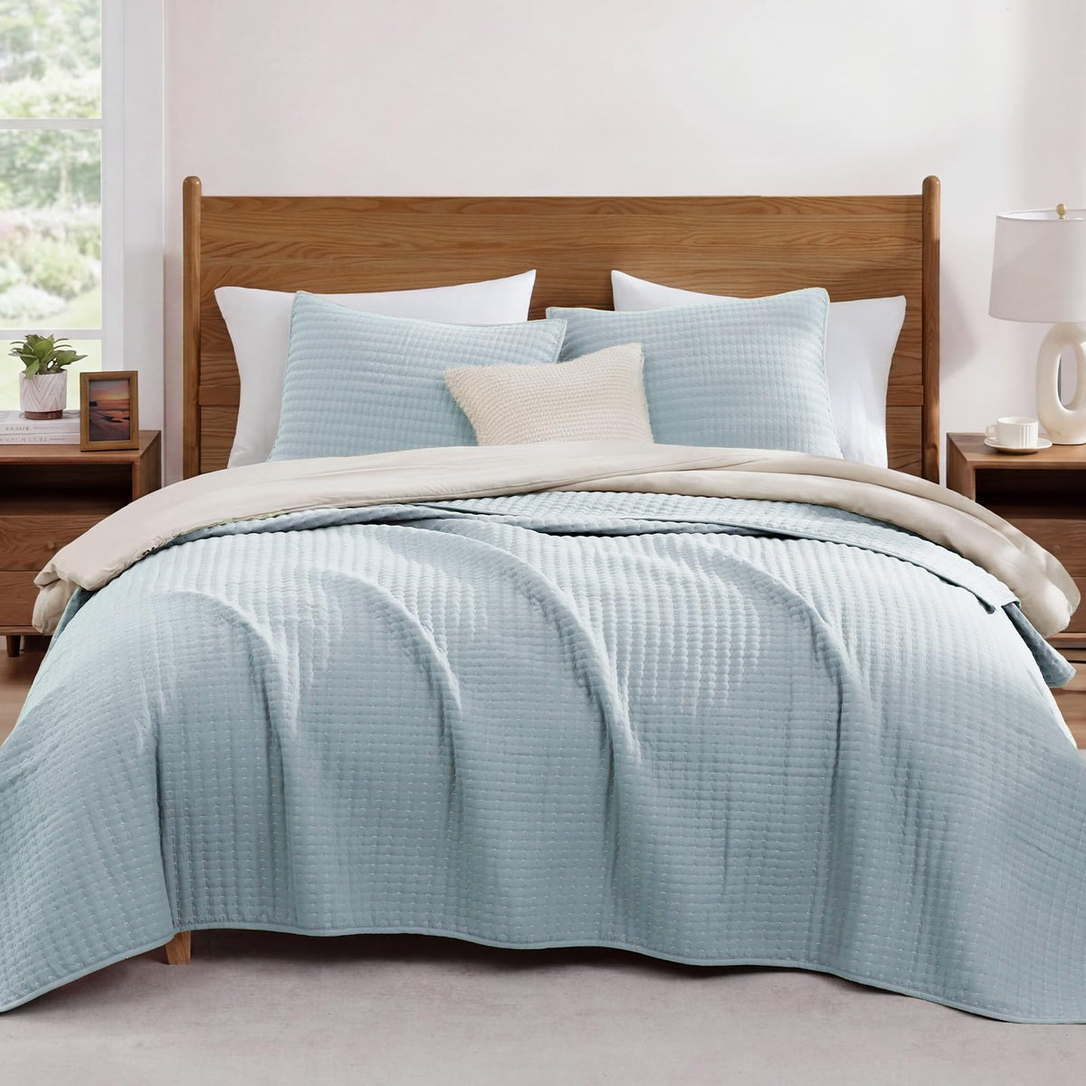 WRENSONGE 3-Piece Lightweight Quilt Bedding Set