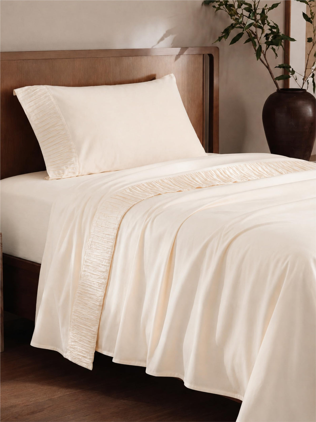 Bedsure Sheet Set - Soft Sheets - Breathable & Cooling - Hotel Luxury - Easy Care Polyester Microfiber Bedding