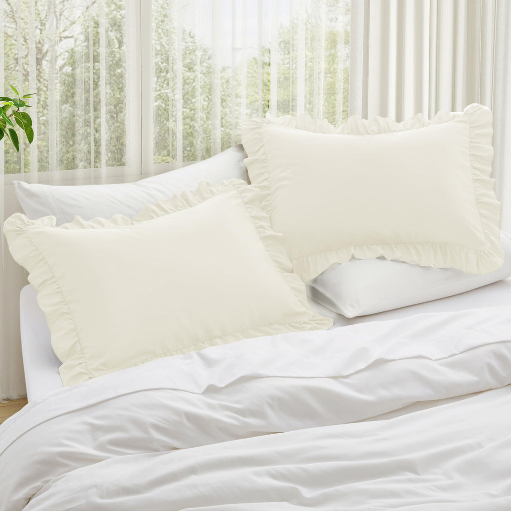 KKJIAF Ruffle Pillow Cases