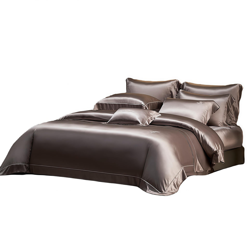 19 Momme Silk 4PCS Bedding Sheet Set, Silk Bed Sheet Set for Home