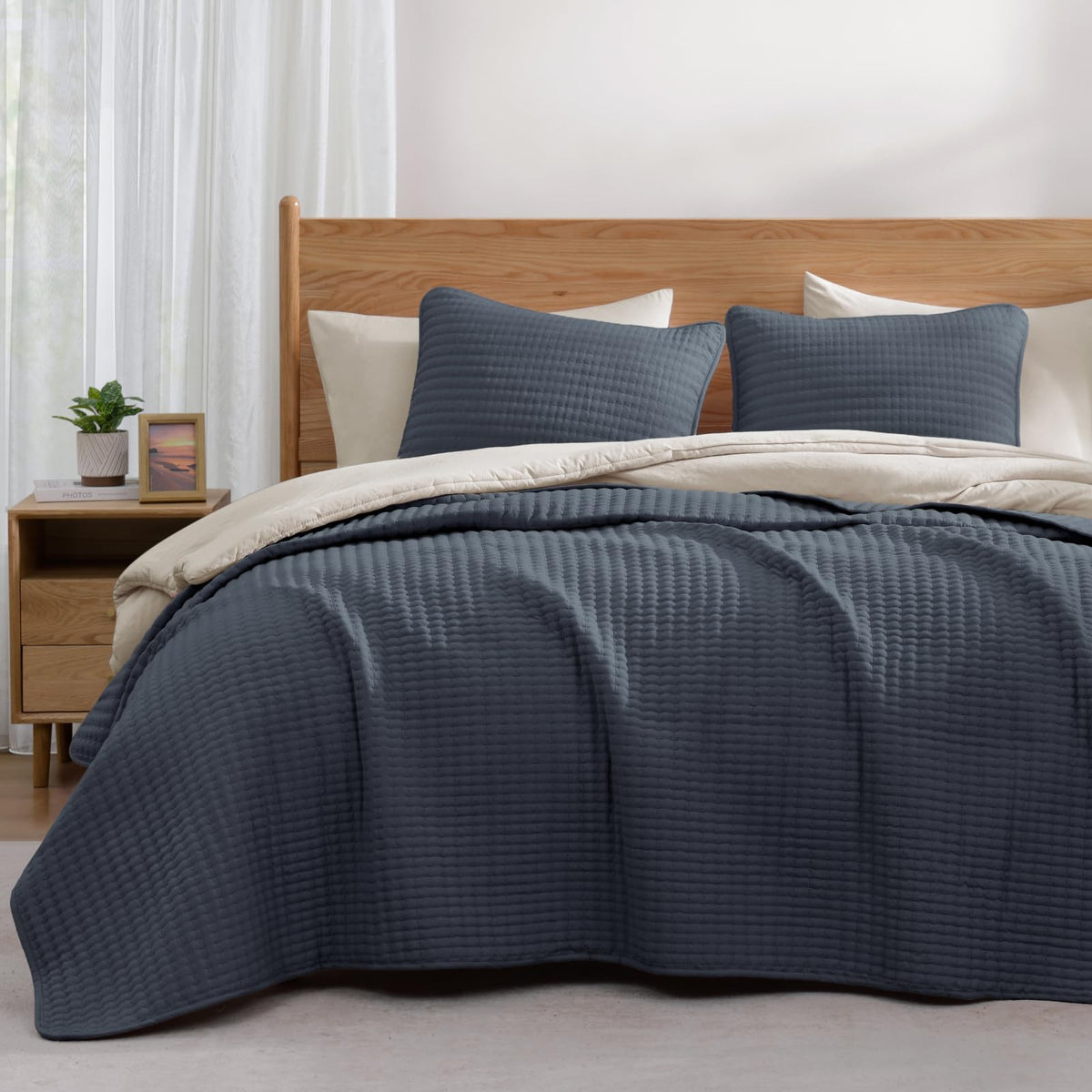 WRENSONGE 3-Piece Lightweight Quilt Bedding Set