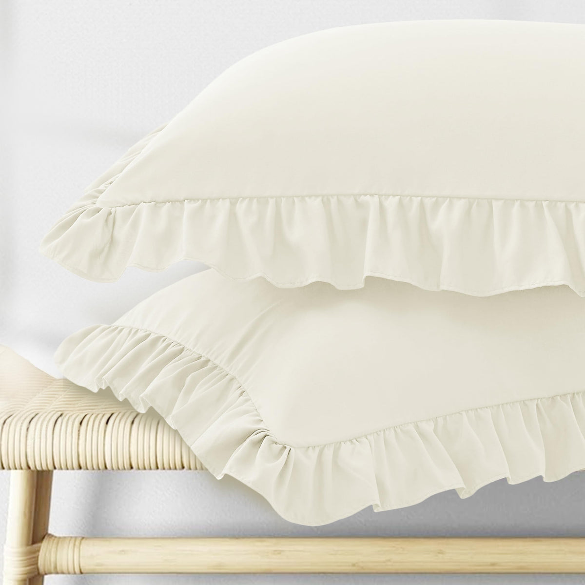 KKJIAF Ruffle Pillow Cases
