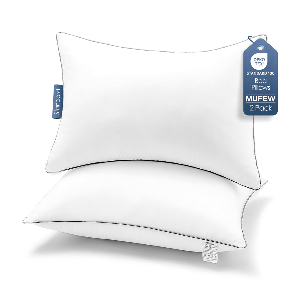MUFEW Bed Pillows for Sleeping