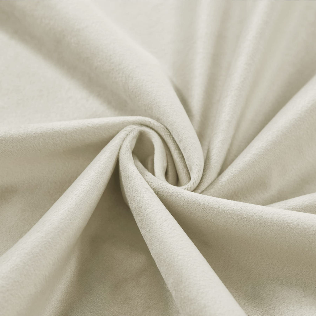 Fcosie Extra Long Velvet Curtain Pinch Pleated Drape 10-24 ft Length Custom-Made Drapery for High Ceilings, Room Darkening Curtain Panel, Loft Window Draperies for Theater Hall Gallery Cinema, 2 PCS