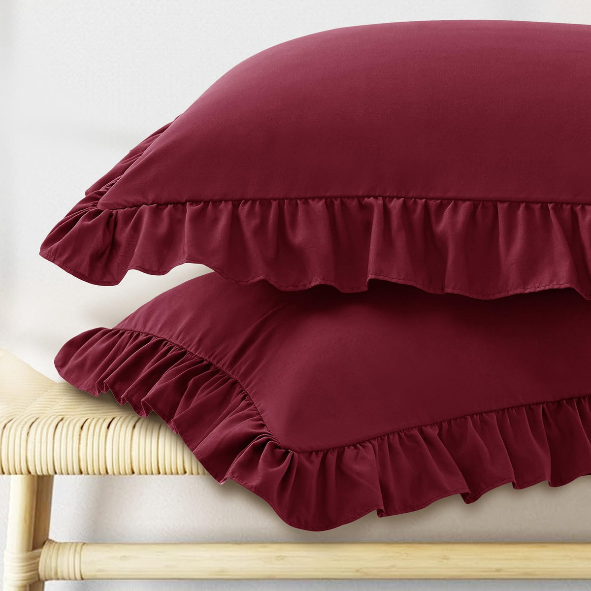 KKJIAF Ruffle Pillow Cases