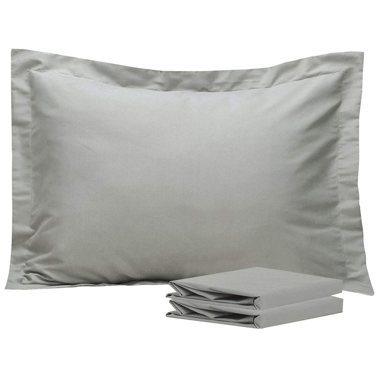 NTBAY Brushed Microfiber Pillow Shams, Soft and Cozy, Wrinkle, Fade, Stain Resistant 2 Pack Pillow Cases