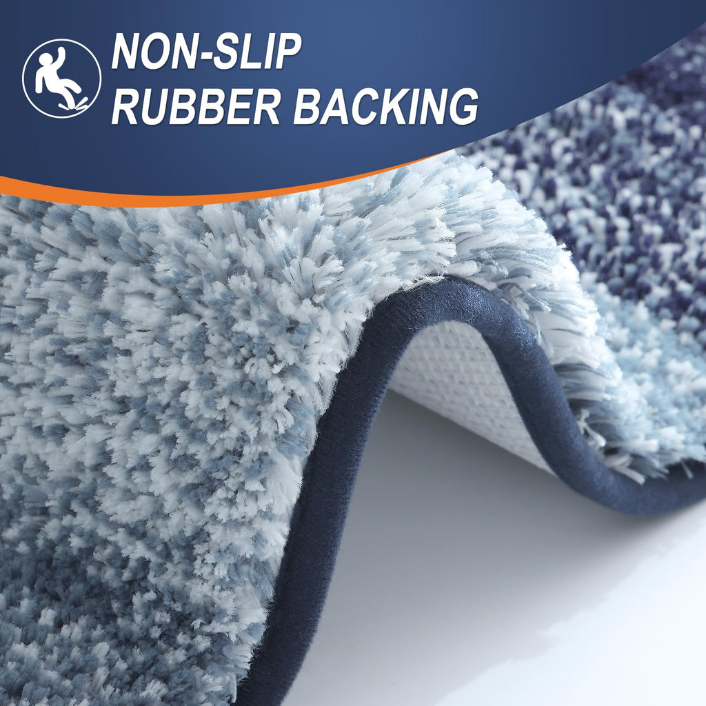 OLANLY Bathroom Rugs Mat, Extra Soft Absorbent Microfiber Bath Rugs