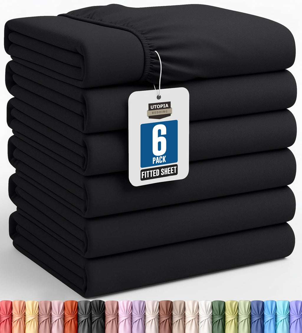 Fitted Sheet, Ultra Soft Fits Up to 16 Inch Deep Pocket