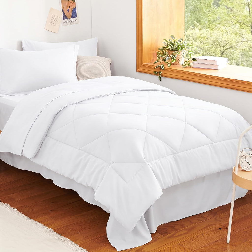 CozyLux Comforter Set, Down Alternative Bedding Set with Sheets, 5/7 Pieces
