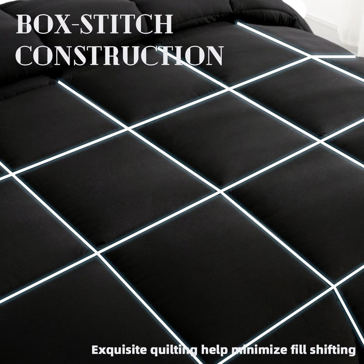 DOWNCOOL Comforters Size, White Duvet Insert, Lightweight Quilt