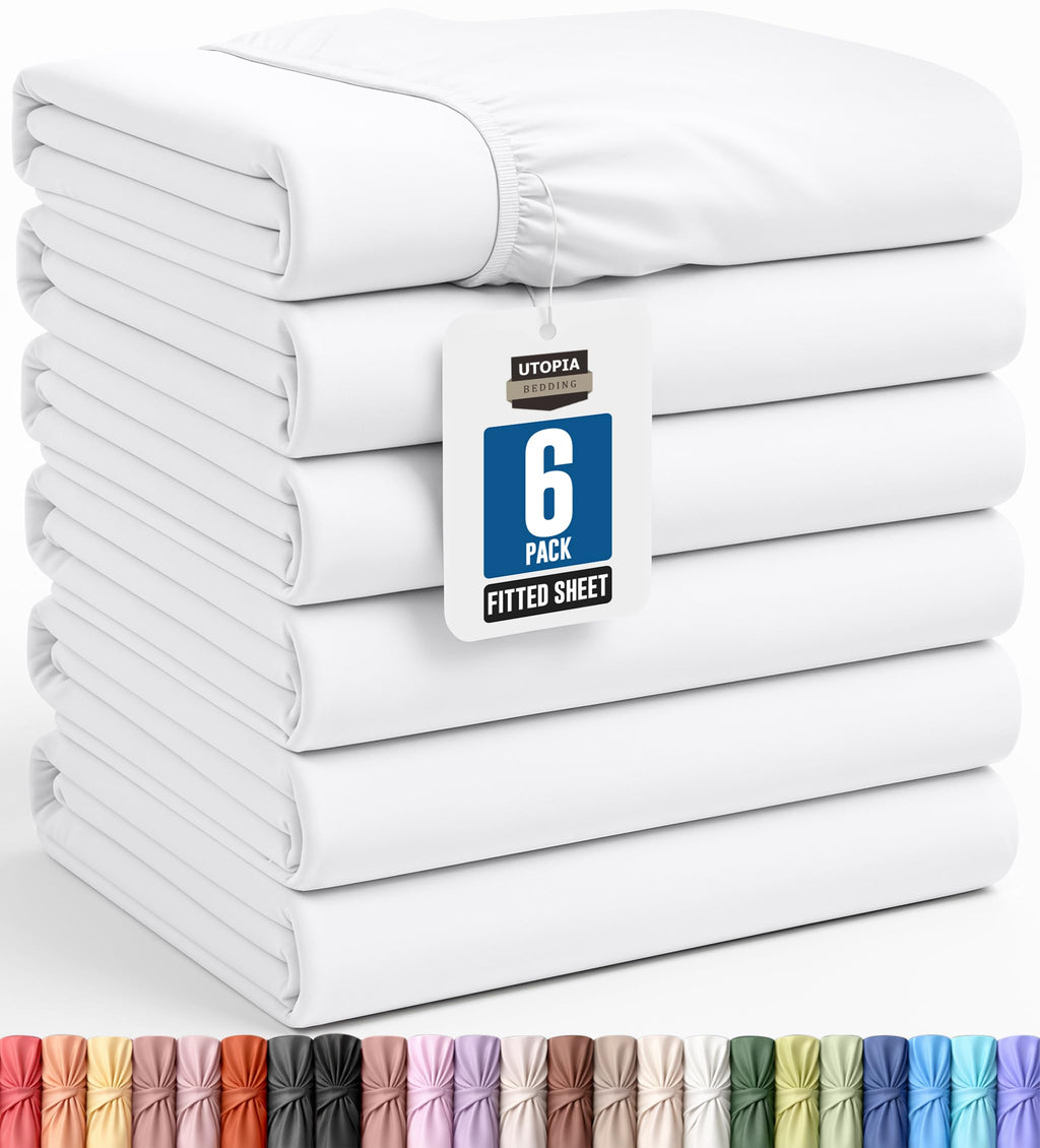 Fitted Sheet, Ultra Soft Fits Up to 16 Inch Deep Pocket