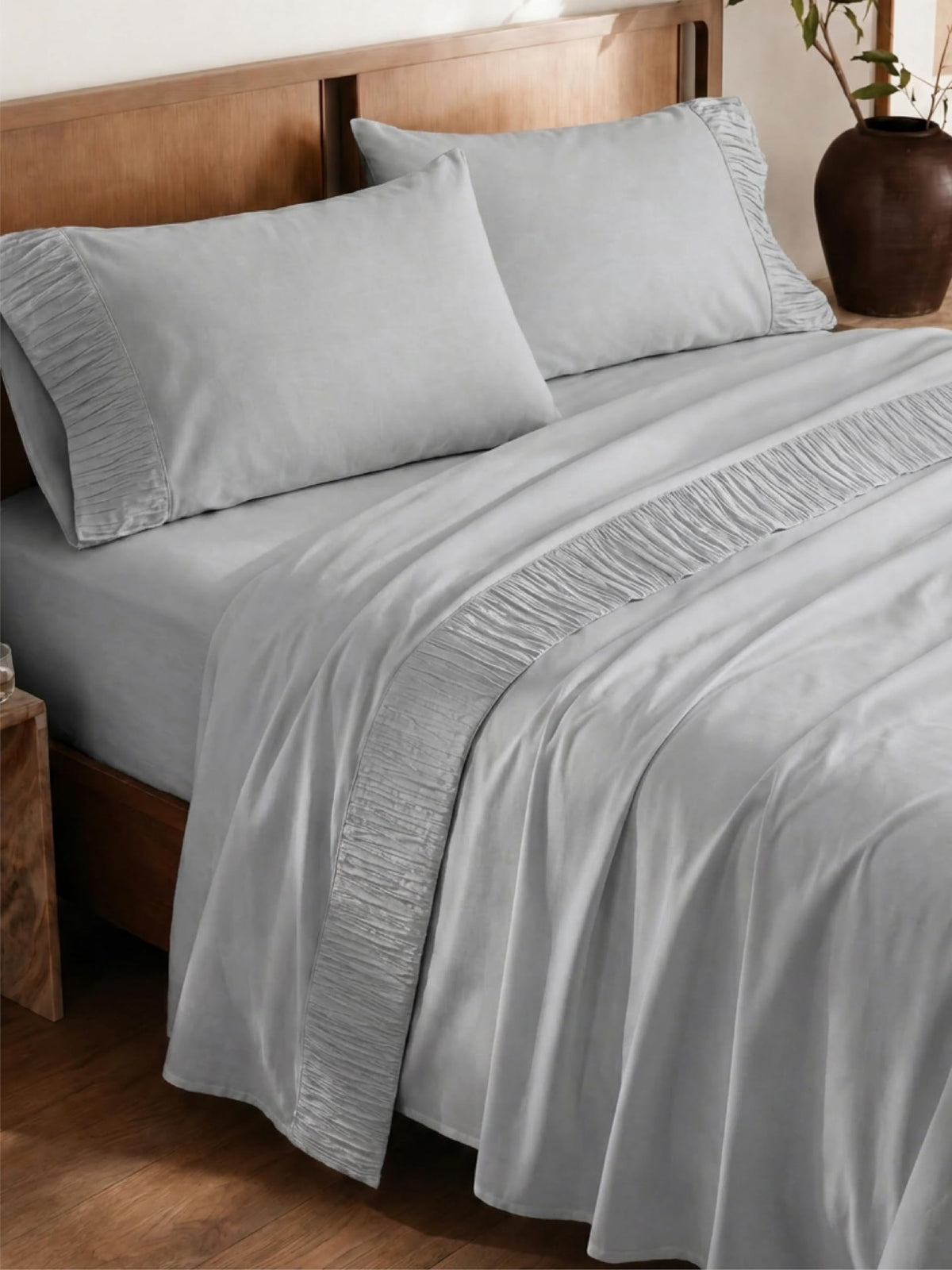 Bedsure Sheet Set - Soft Sheets - Breathable & Cooling - Hotel Luxury - Easy Care Polyester Microfiber Bedding