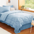 CozyLux Comforter Set, Down Alternative Bedding Set with Sheets, 5/7 Pieces