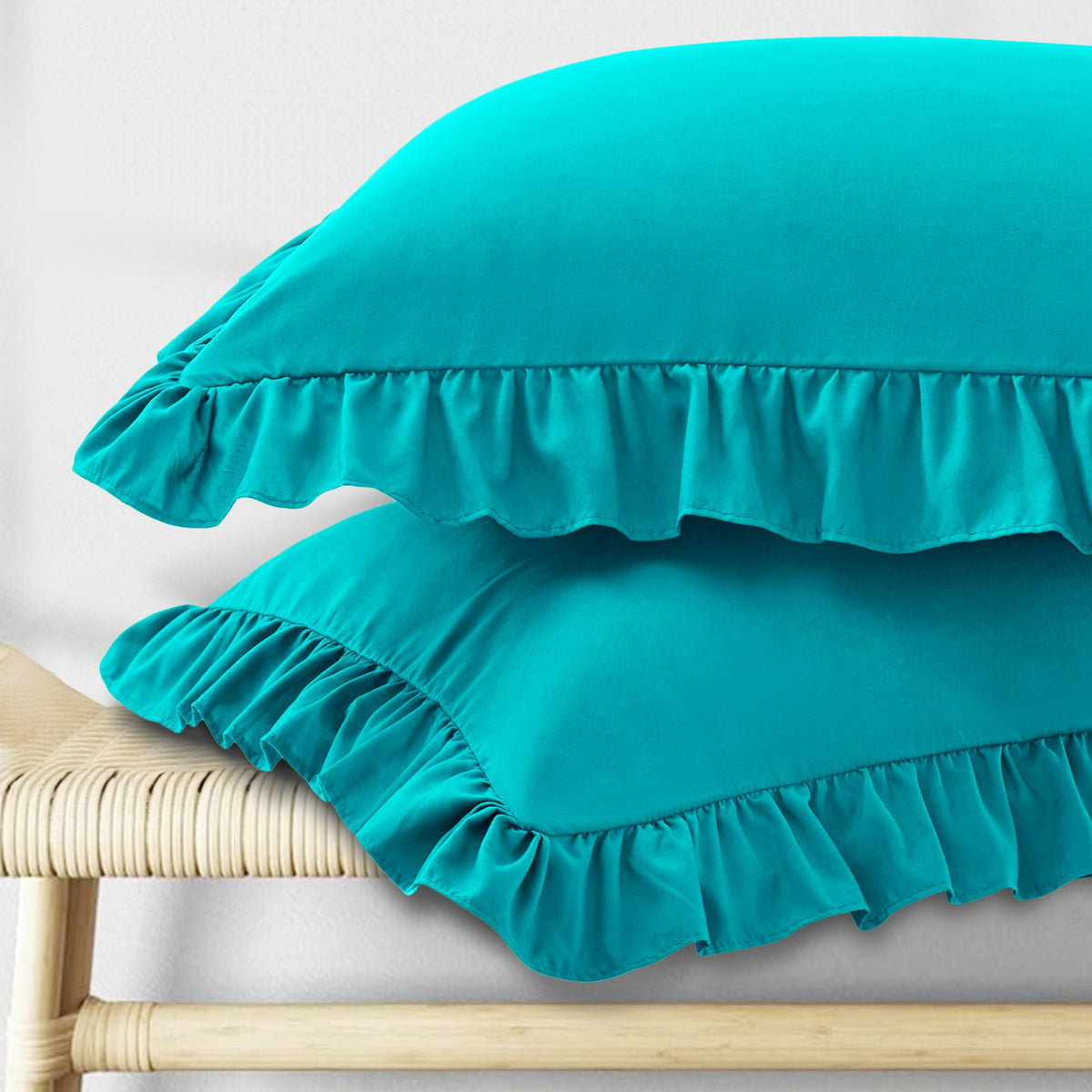 KKJIAF Ruffle Pillow Cases