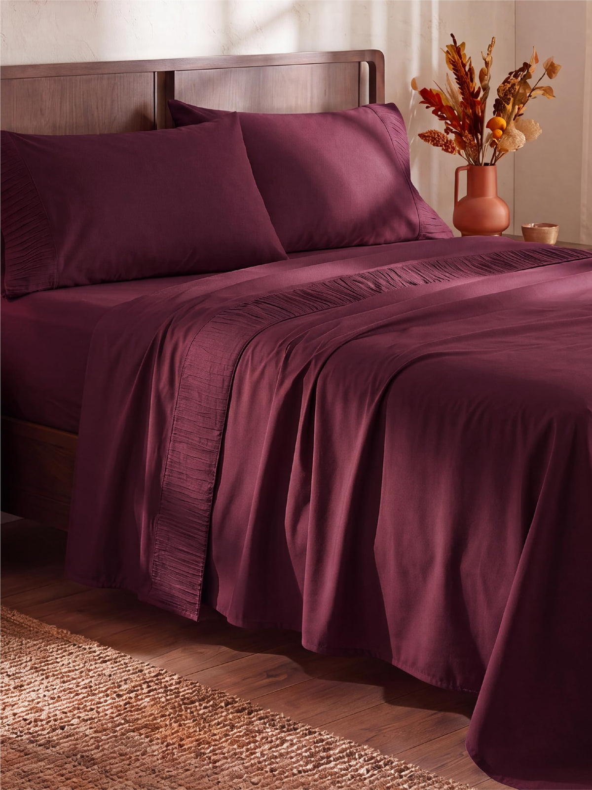 Bedsure Sheet Set - Soft Sheets - Breathable & Cooling - Hotel Luxury - Easy Care Polyester Microfiber Bedding