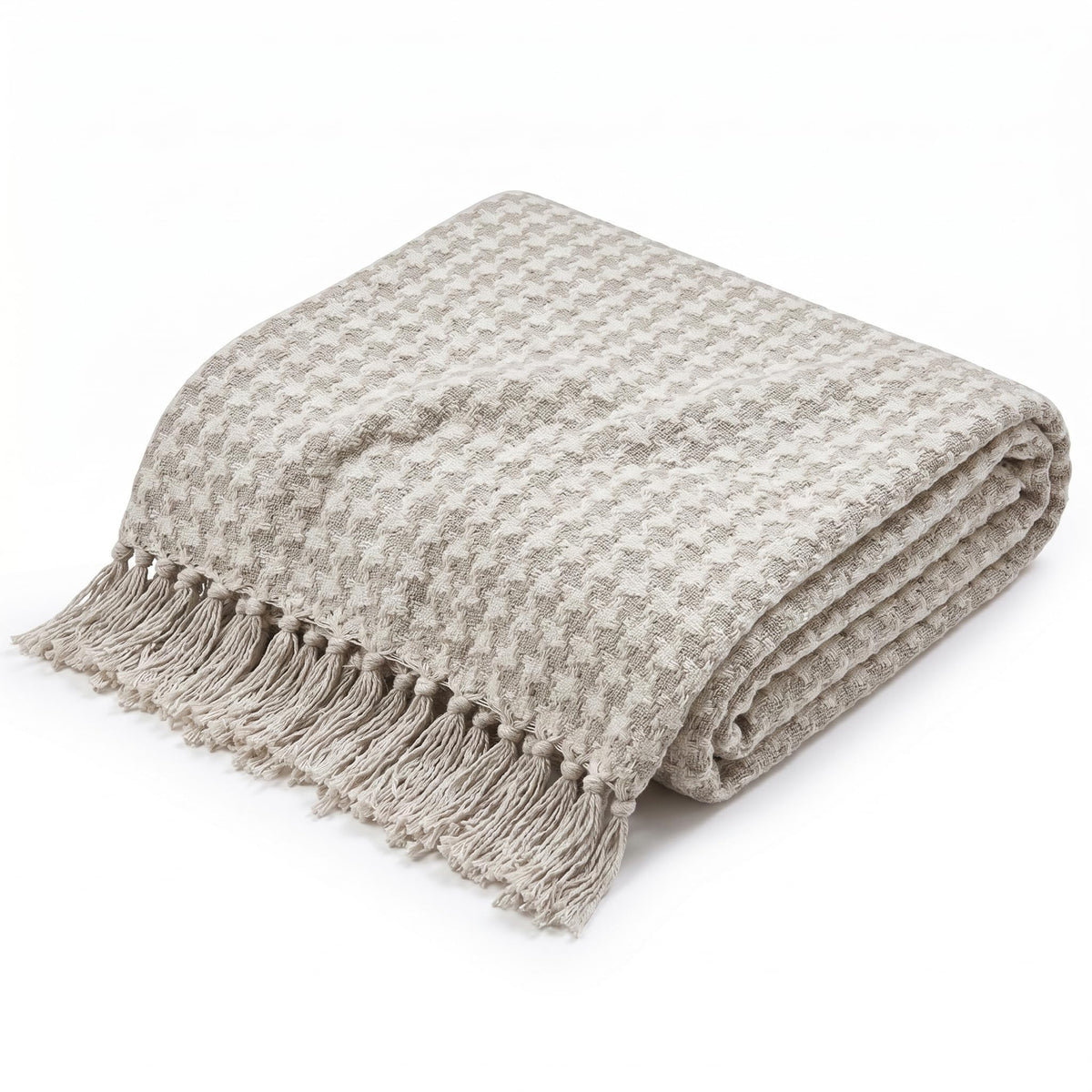Americanflat Cotton Herringbone Throw Blanket for Sofa