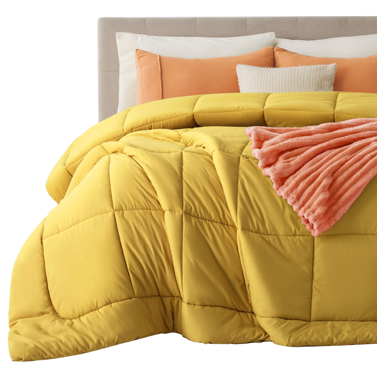 Bedsure Comforter Duvet Insert, Quilted Bedding Blanket, Oeko-TEX