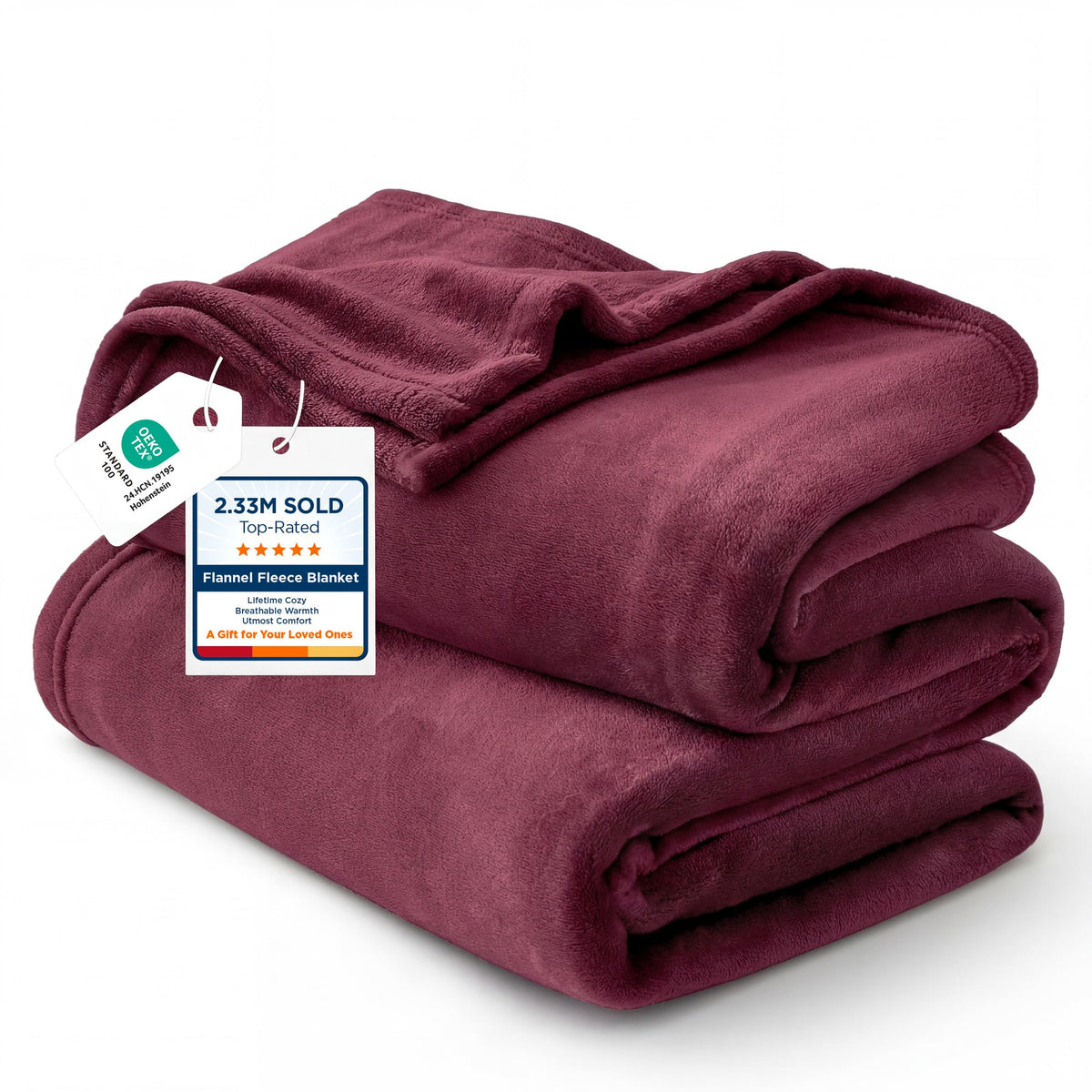 Bedsure Lightweight Plush Fleece Throw Blanket for Sofa