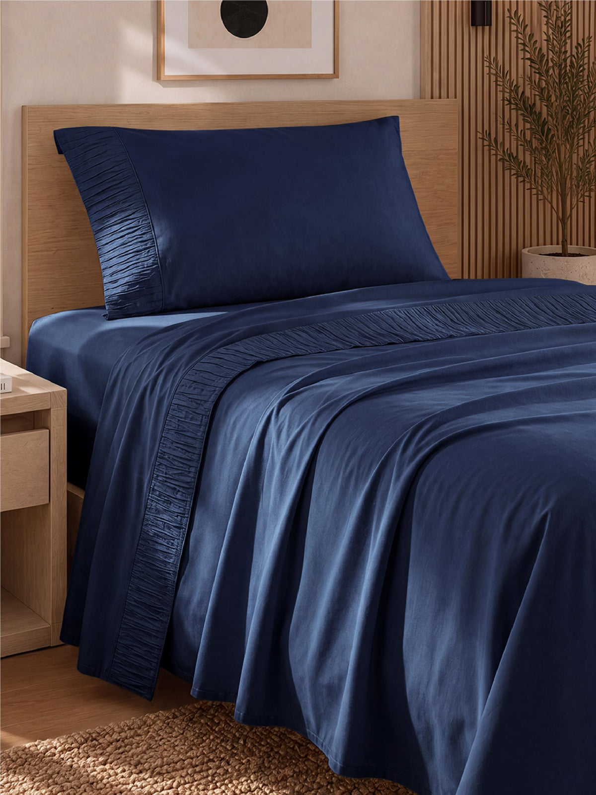 Bedsure Sheet Set - Soft Sheets - Breathable & Cooling - Hotel Luxury - Easy Care Polyester Microfiber Bedding