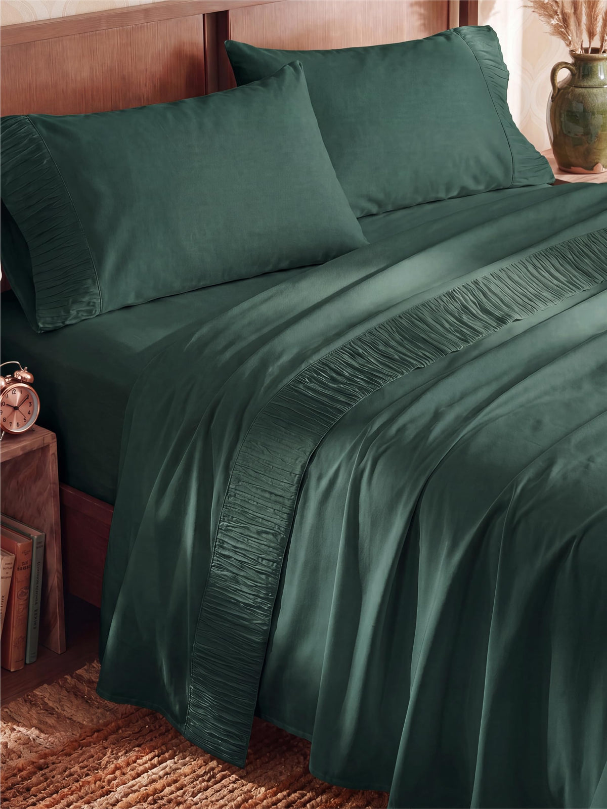 Bedsure Sheet Set - Soft Sheets - Breathable & Cooling - Hotel Luxury - Easy Care Polyester Microfiber Bedding