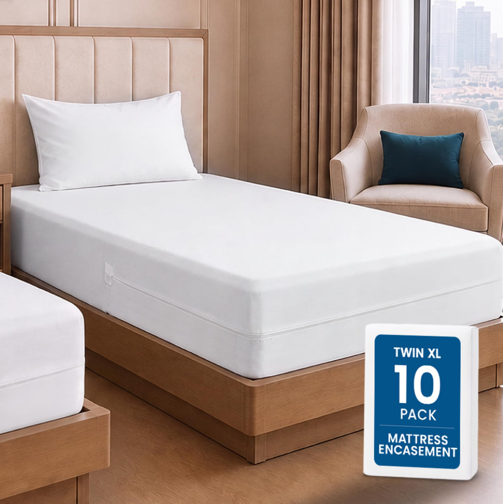 Utopia Bedding Zippered Mattress Encasement, 100% Waterproof Bed Bug and Dust Mite Proof Mattress Protector, Absorbent Six-Sided Mattress Cover