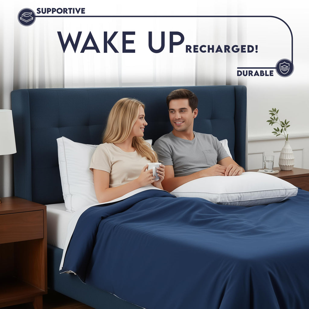 Utopia Bedding Bed Pillows for Sleeping Queen Size (White), Set of 6, Cooling Hotel Quality, Gusseted Pillow for Back, Stomach or Side Sleepers