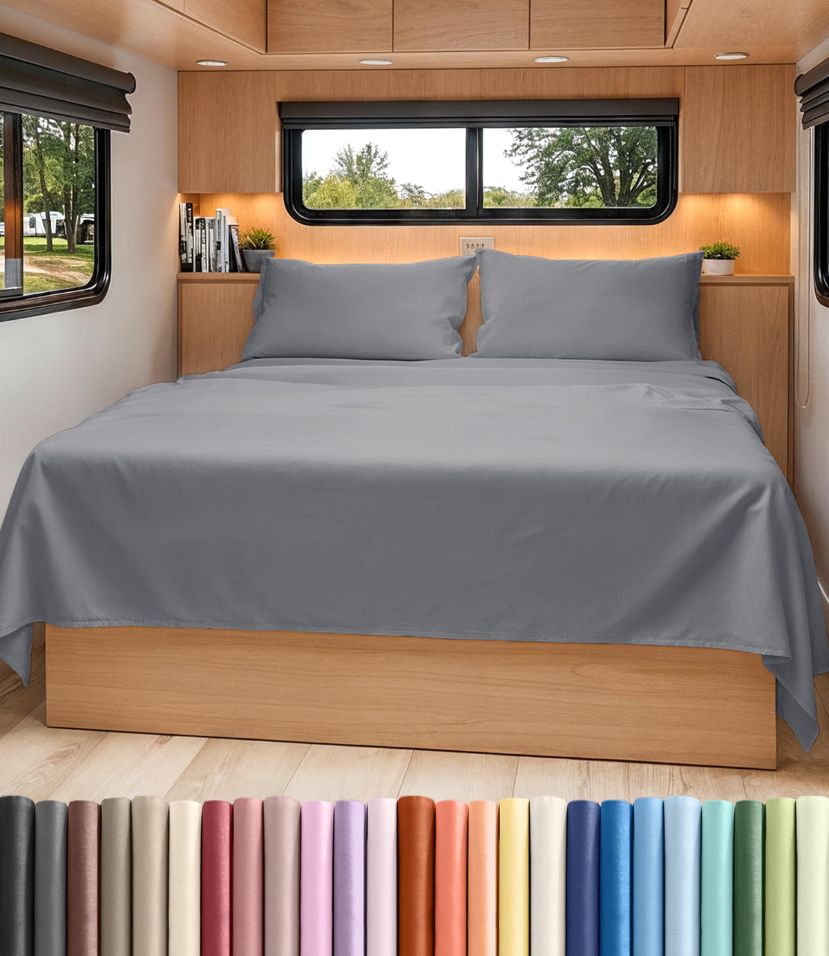 CGK Unlimited 4 Piece Sheet Set - Ultra-Soft, Breathable & Cooling Bed Sheets Set - Hotel Luxury Bedding for Women & Men with Deep Pockets - Wrinkle & Fade Free - Oeko-Tex