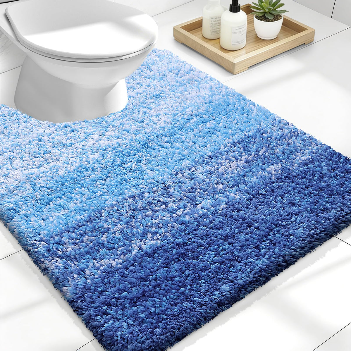 OLANLY Extra-Soft Absorbent Microfiber Bathroom Rug Mat