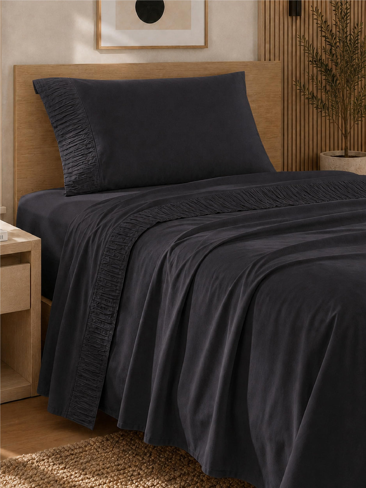Bedsure Sheet Set - Soft Sheets - Breathable & Cooling - Hotel Luxury - Easy Care Polyester Microfiber Bedding