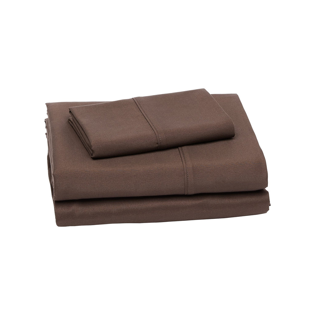 Amazon Basics Lightweight Super Soft Easy Care Microfiber 4-Piece Bed Sheet Set with 14-Inch Deep Pocket
