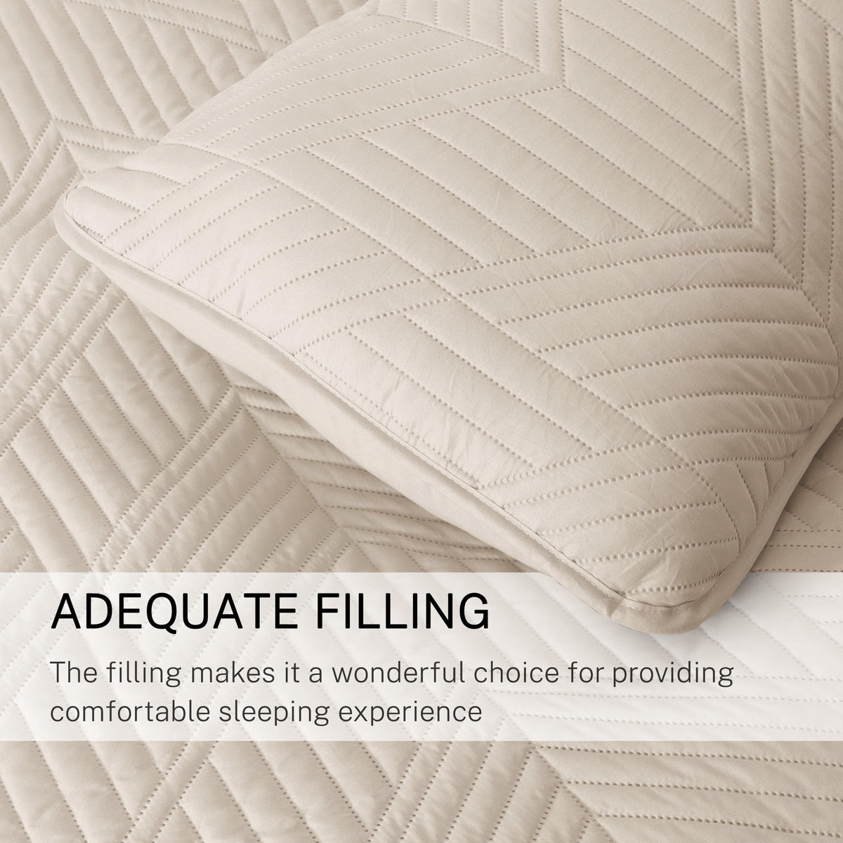 Exclusivo Mezcla Quilt Bedding Set, Lightweight Bedspreads Soft Modern Geometric Coverlet Set