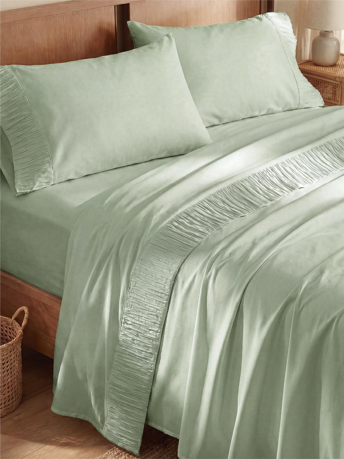 Bedsure Sheet Set - Soft Sheets - Breathable & Cooling - Hotel Luxury - Easy Care Polyester Microfiber Bedding