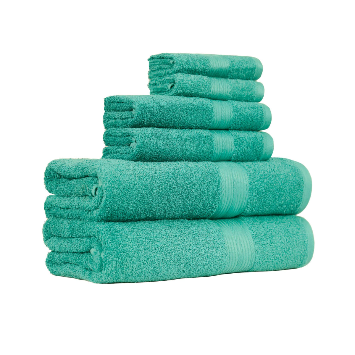 Amazon Basics Oversized Fade-Resistant Cotton Towel Set