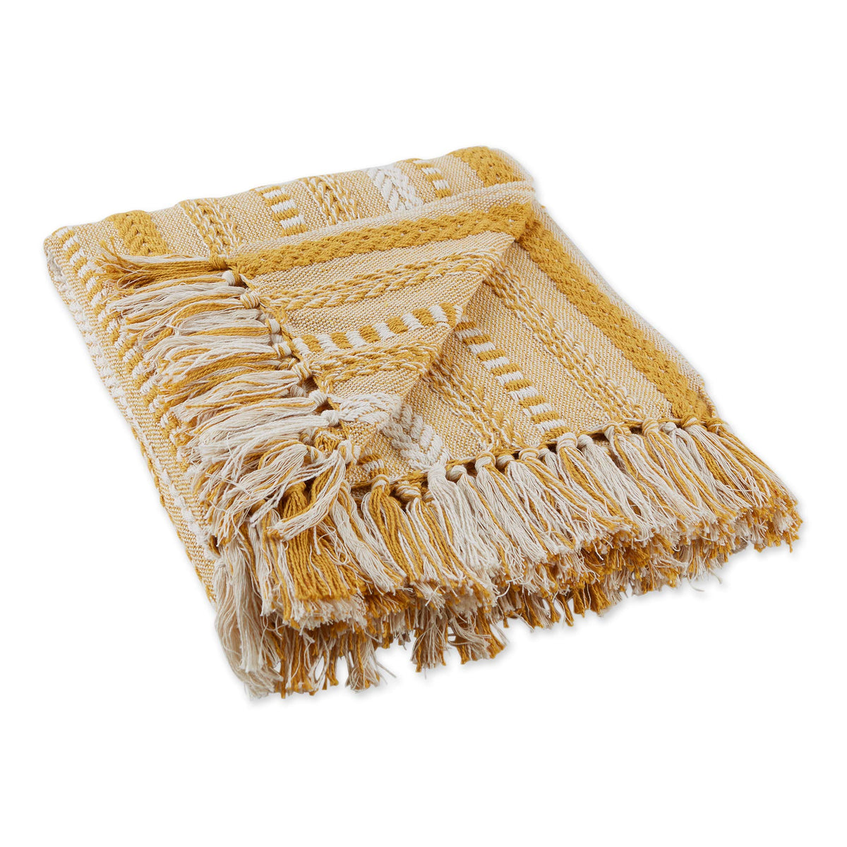 DII Braided Striped Decorative Throw Blanket for Sofa
