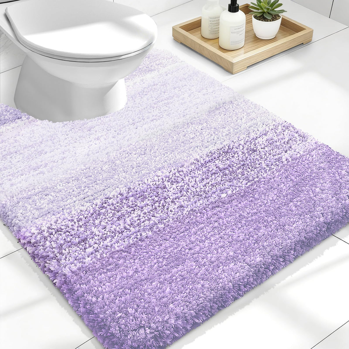 OLANLY Extra-Soft Absorbent Microfiber Bathroom Rug Mat