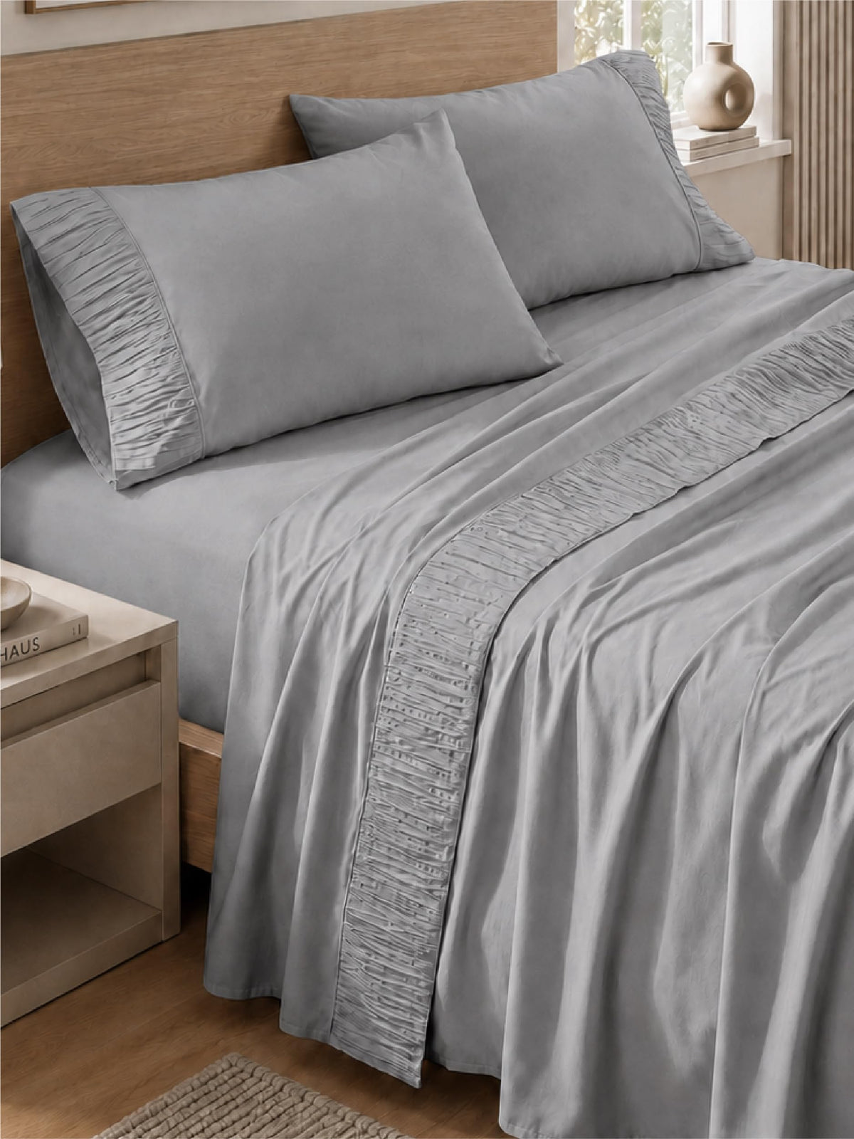 Bedsure Sheet Set - Soft Sheets - Breathable & Cooling - Hotel Luxury - Easy Care Polyester Microfiber Bedding