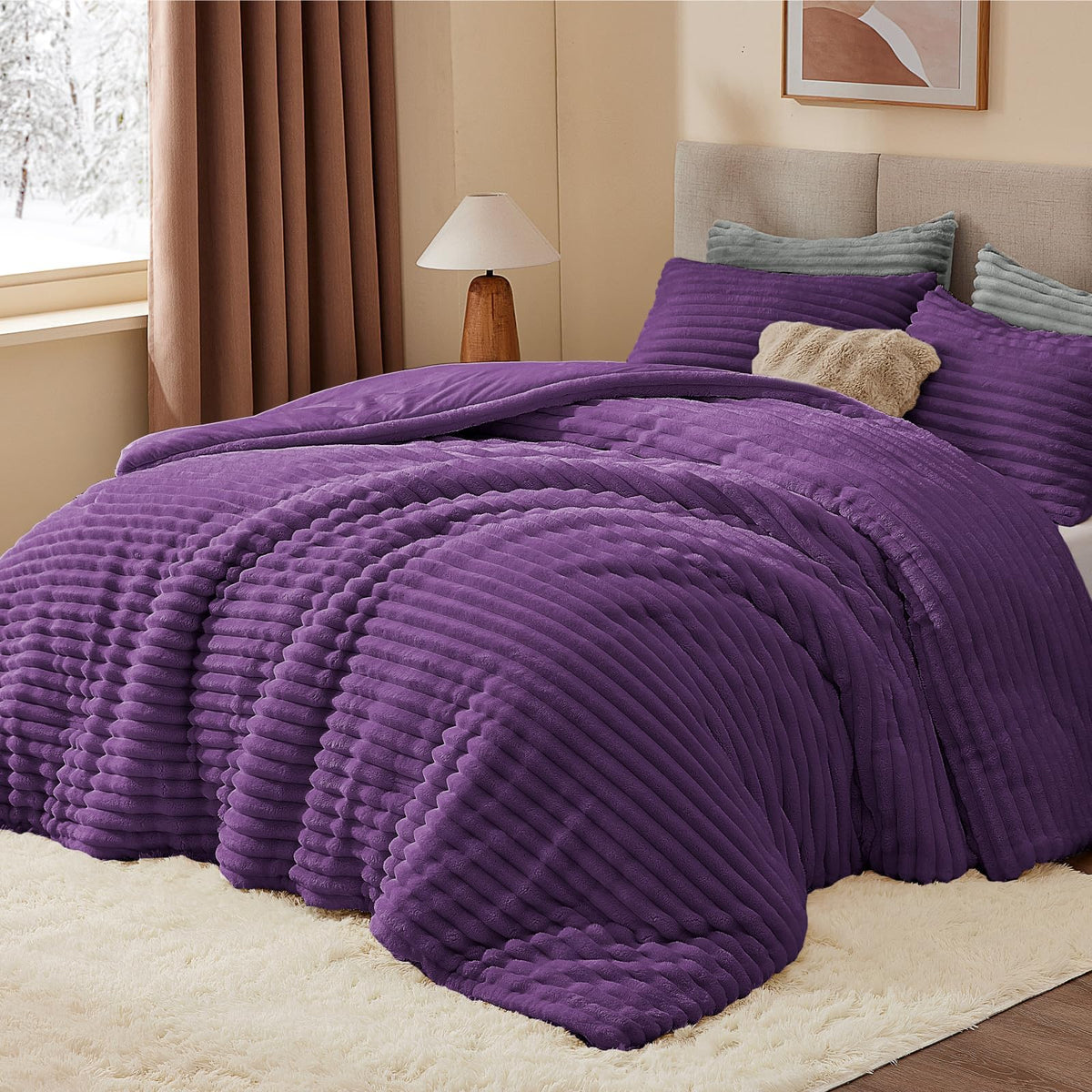 BEDELITE Fleece Comforter Set