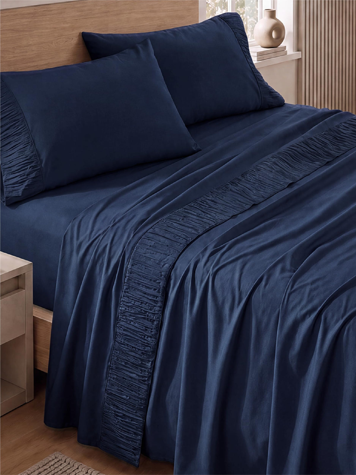 Bedsure Sheet Set - Soft Sheets - Breathable & Cooling - Hotel Luxury - Easy Care Polyester Microfiber Bedding