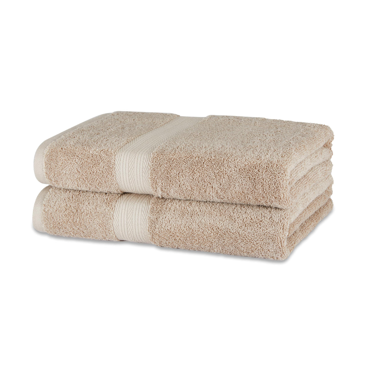 Amazon Basics Oversized Fade-Resistant Cotton Towel Set