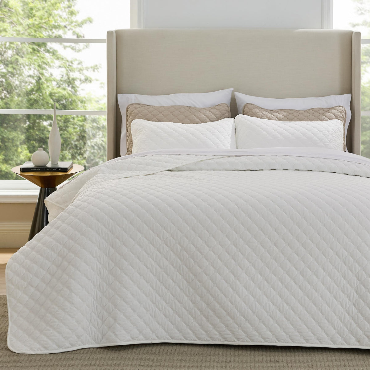 Bedsure Lightweight Basket-Weave Quilt Bedspread Set