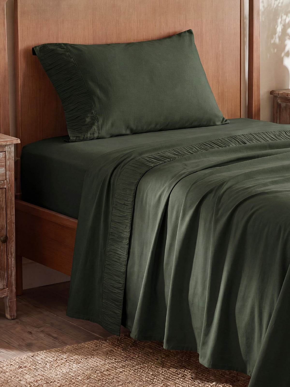 Bedsure Sheet Set - Soft Sheets - Breathable & Cooling - Hotel Luxury - Easy Care Polyester Microfiber Bedding