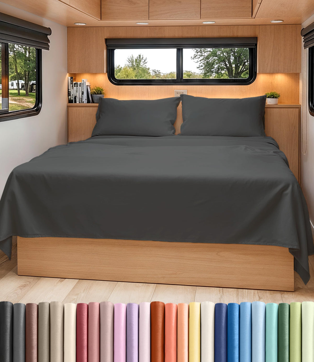CGK Unlimited 4 Piece Sheet Set - Ultra-Soft, Breathable & Cooling Bed Sheets Set - Hotel Luxury Bedding for Women & Men with Deep Pockets - Wrinkle & Fade Free - Oeko-Tex