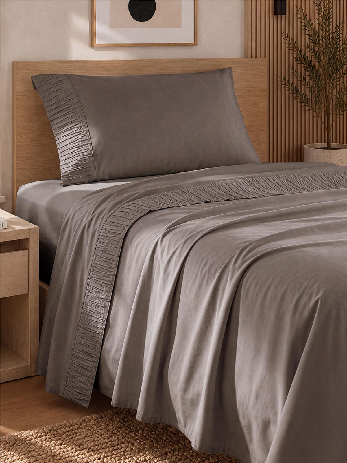 Bedsure Sheet Set - Soft Sheets - Breathable & Cooling - Hotel Luxury - Easy Care Polyester Microfiber Bedding