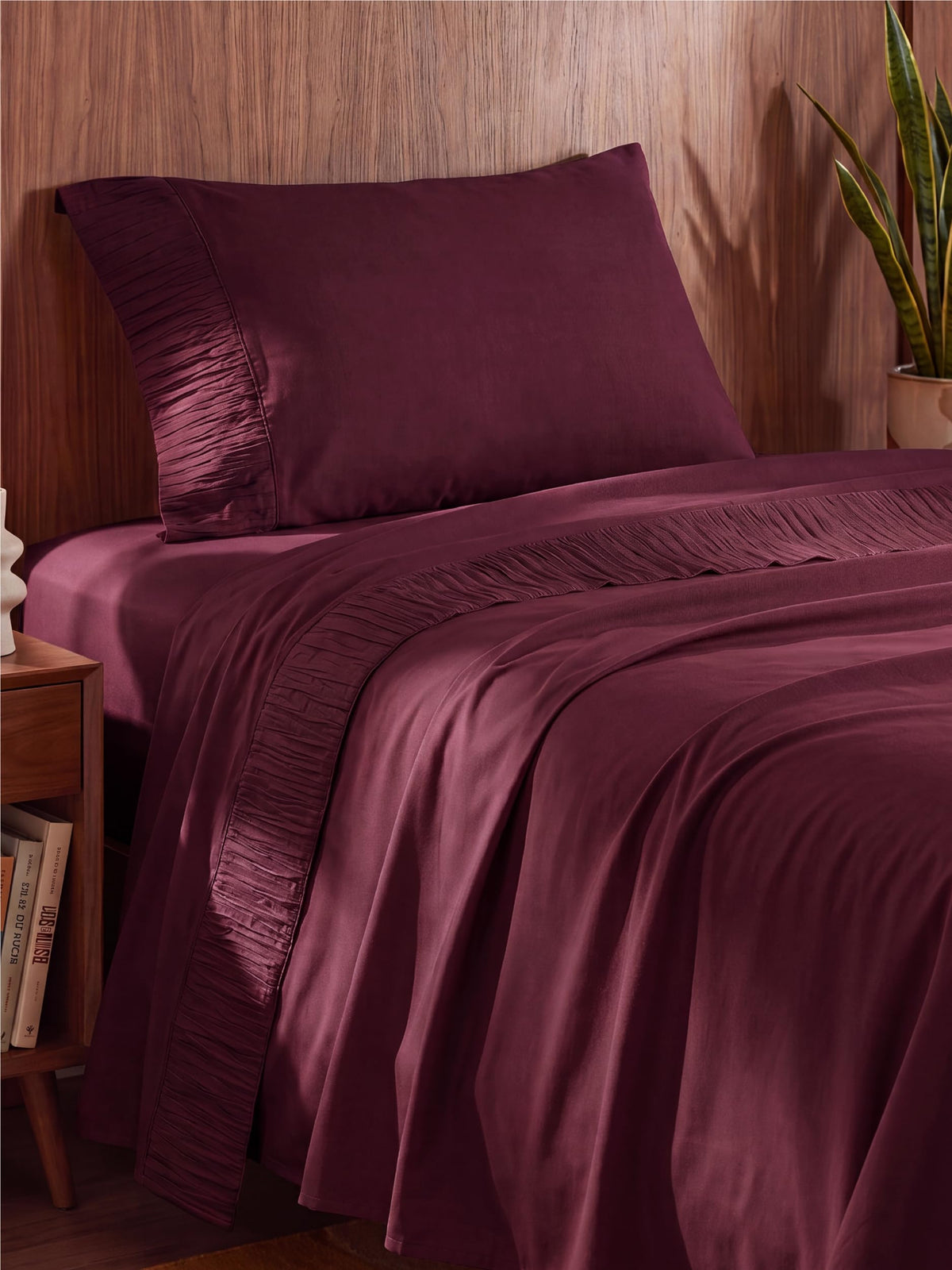 Bedsure Sheet Set - Soft Sheets - Breathable & Cooling - Hotel Luxury - Easy Care Polyester Microfiber Bedding