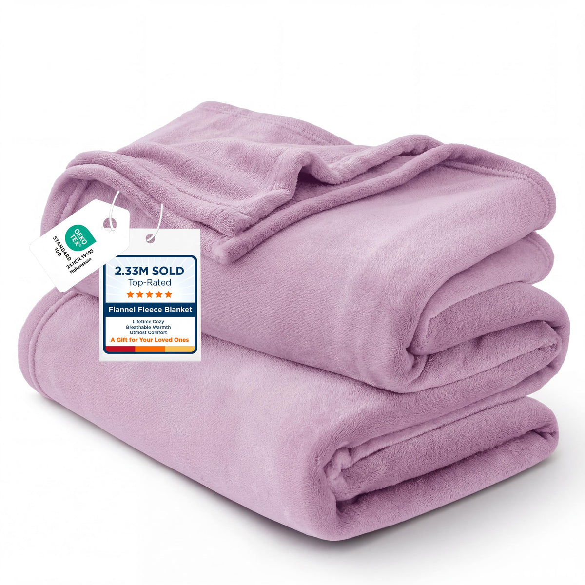 Bedsure Lightweight Plush Fleece Throw Blanket for Sofa