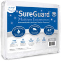SureGuard Mattress Encasement - 100% Waterproof, Bed Bug Proof, Hypoallergenic - Premium Zippered Six-Sided Cover
