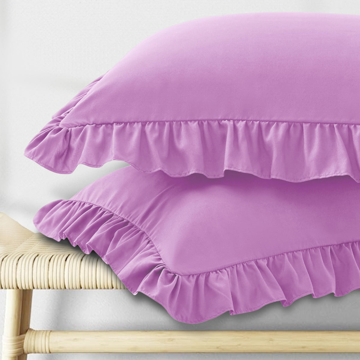 KKJIAF Ruffle Pillow Cases