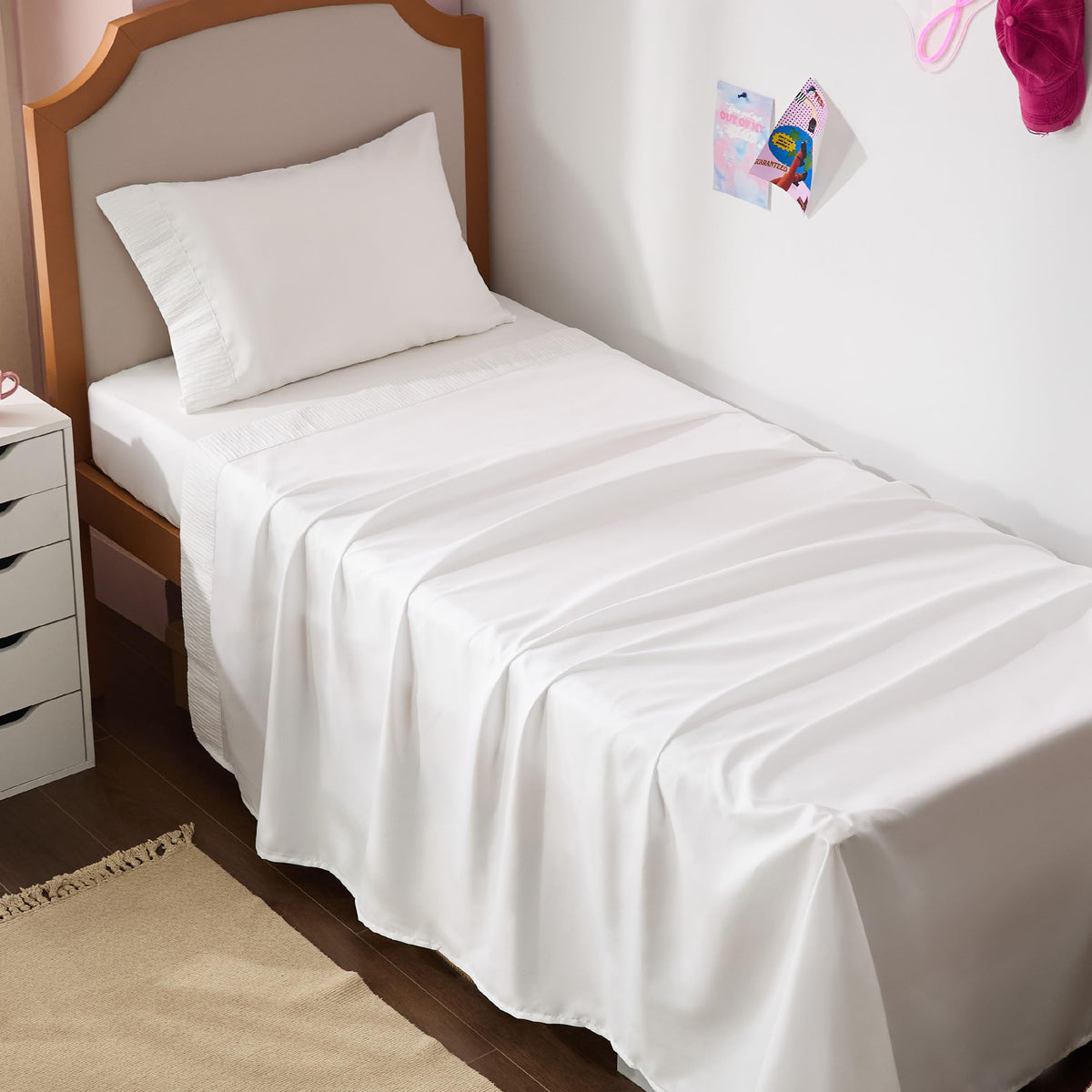 Bedsure Sheet Set - Soft Sheets - Breathable & Cooling - Hotel Luxury - Easy Care Polyester Microfiber Bedding
