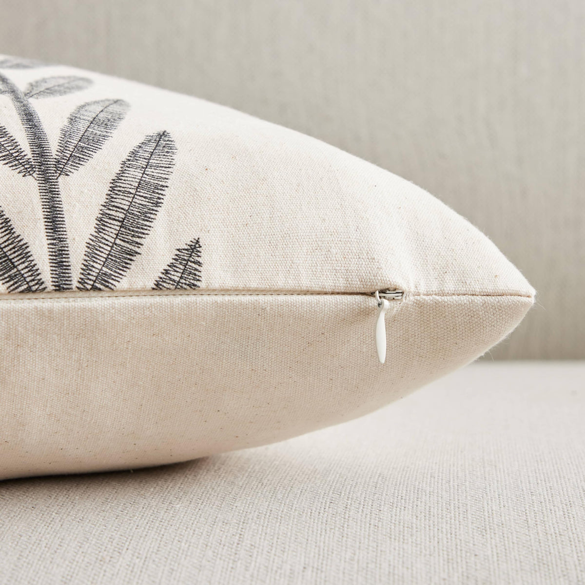 YZJZEDS 100% Cotton Farmhouse Leaves Pillow Covers